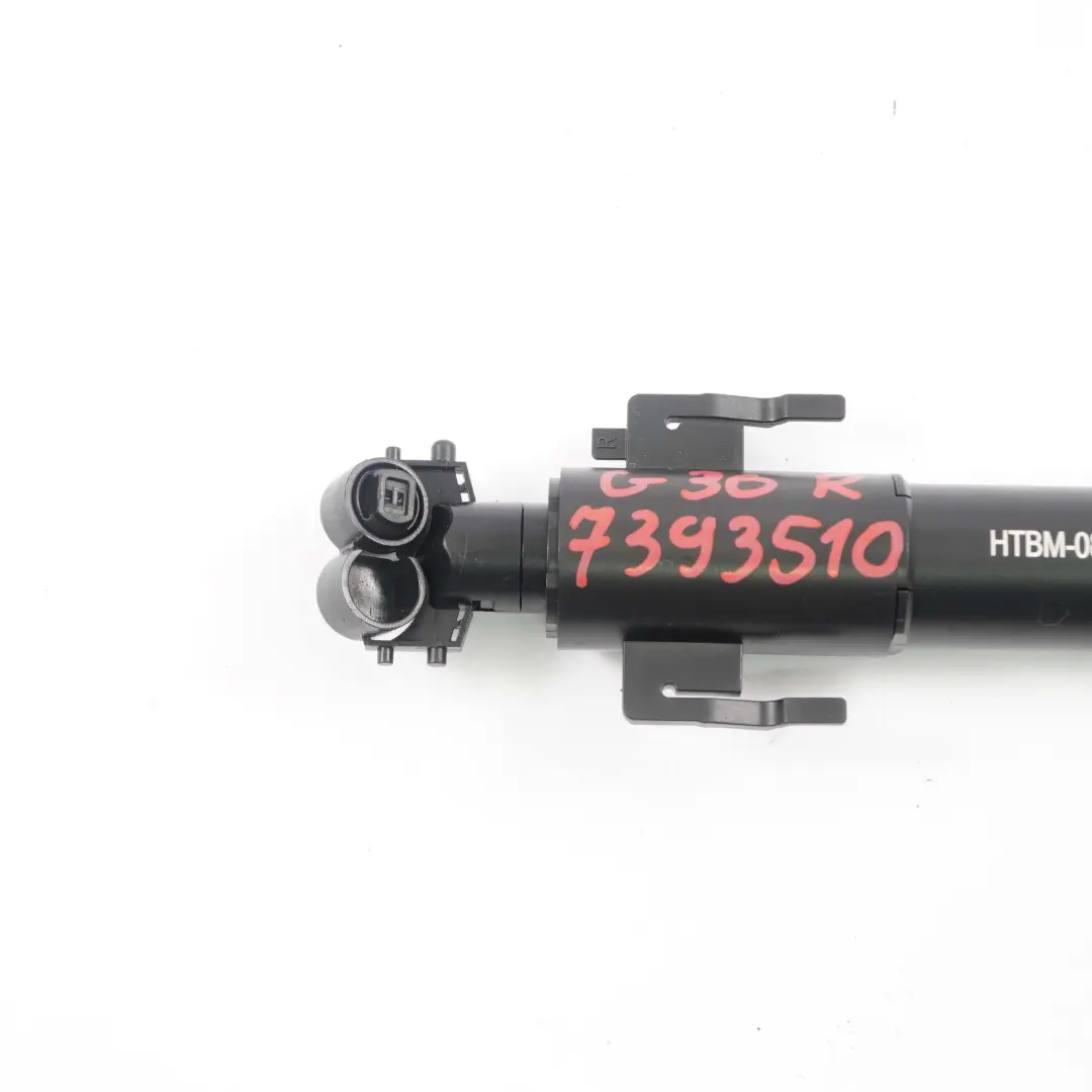 Washer Nozzle BMW G30 G31 G32 High Pressure Pump Headlight Right O/S HTBM-089 to with Part number 7393510 Washer Nozzle BMW G30 G31 G32 High Pressure Pump Headlight Right O/S HTBM-089 - SKU 7393510 - Part number 7393510