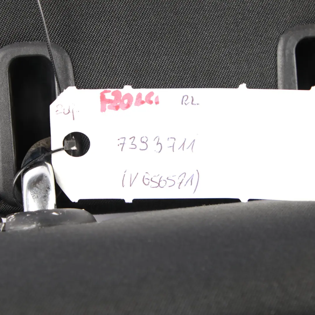 Respaldo Asiento BMW F20 F21 LCI Trasero Izquierdo Funda Tela Gris Antracita para con número de pieza 7393711 Respaldo Asiento BMW F20 F21 LCI Trasero Izquierdo Funda Tela Gris Antracita - SKU 7393711 - Número de pieza 7393711