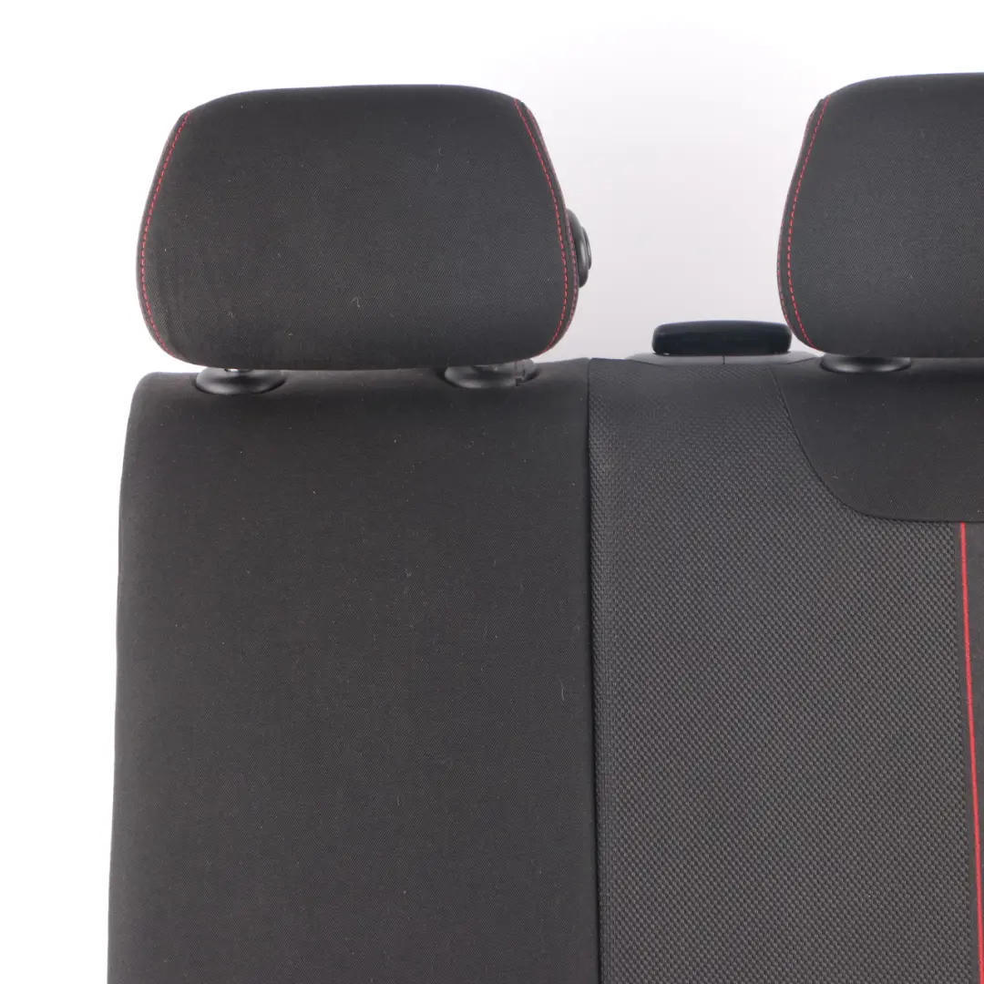 Asiento Trasero Izquierdo Funda Respaldo Tela Antracita Rojo para BMW 1 F20 F21 LCI con número de pieza 7393713 BMW 1 F20 F21 LCI Asiento Trasero Izquierdo Funda Respaldo Tela Antracita Rojo - SKU 7393713 - Número de pieza 7393713
