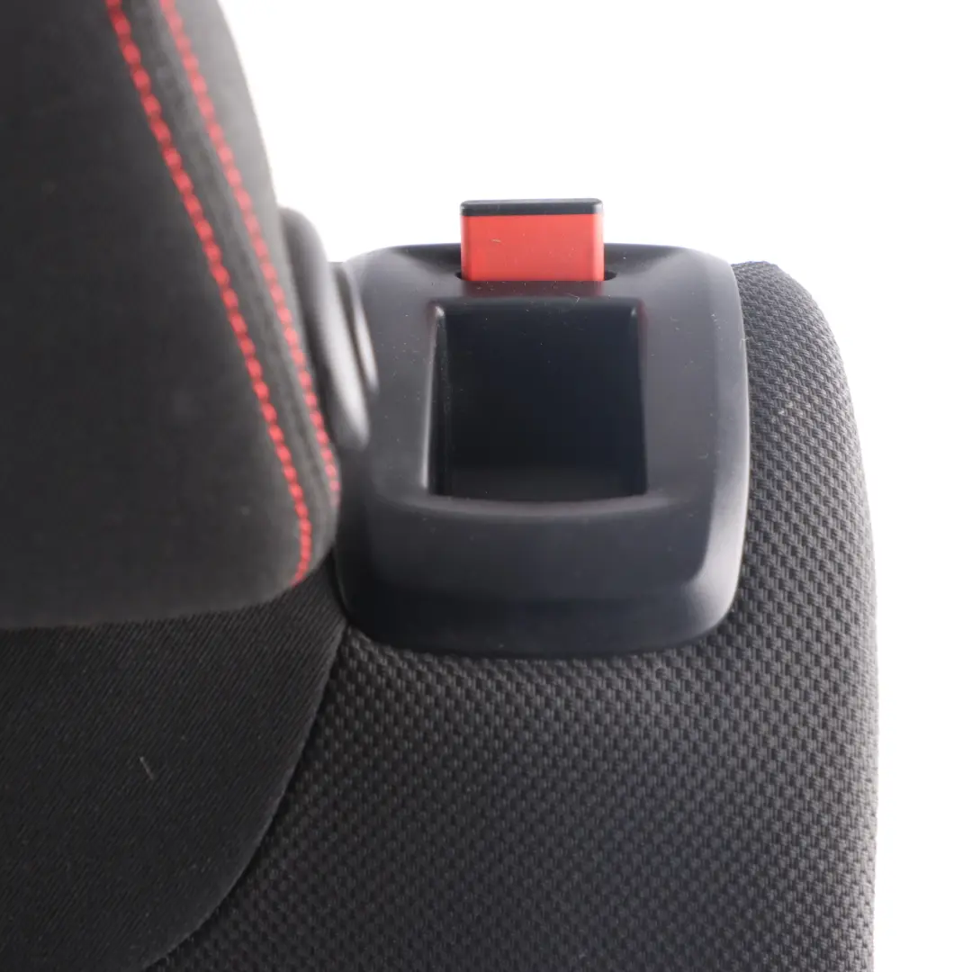 Left Seat N/S Backrest Cover Cloth Fabric Anthracite Red to BMW F20 F21 LCI Rear with Part number 7393713 BMW F20 F21 LCI Rear Left Seat N/S Backrest Cover Cloth Fabric Anthracite Red - SKU 7393713 - Part number 7393713