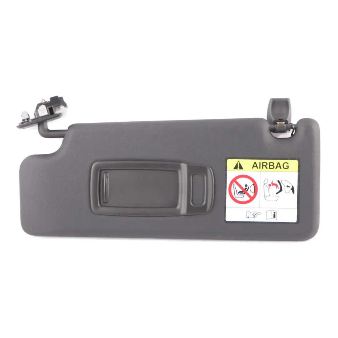 Sun Visor With Label Left N/S Passenger Side Mirror Black to BMW F40 with Part number 7393755 BMW F40 Sun Visor With Label Left N/S Passenger Side Mirror Black - SKU 7393755 - Part number 7393755