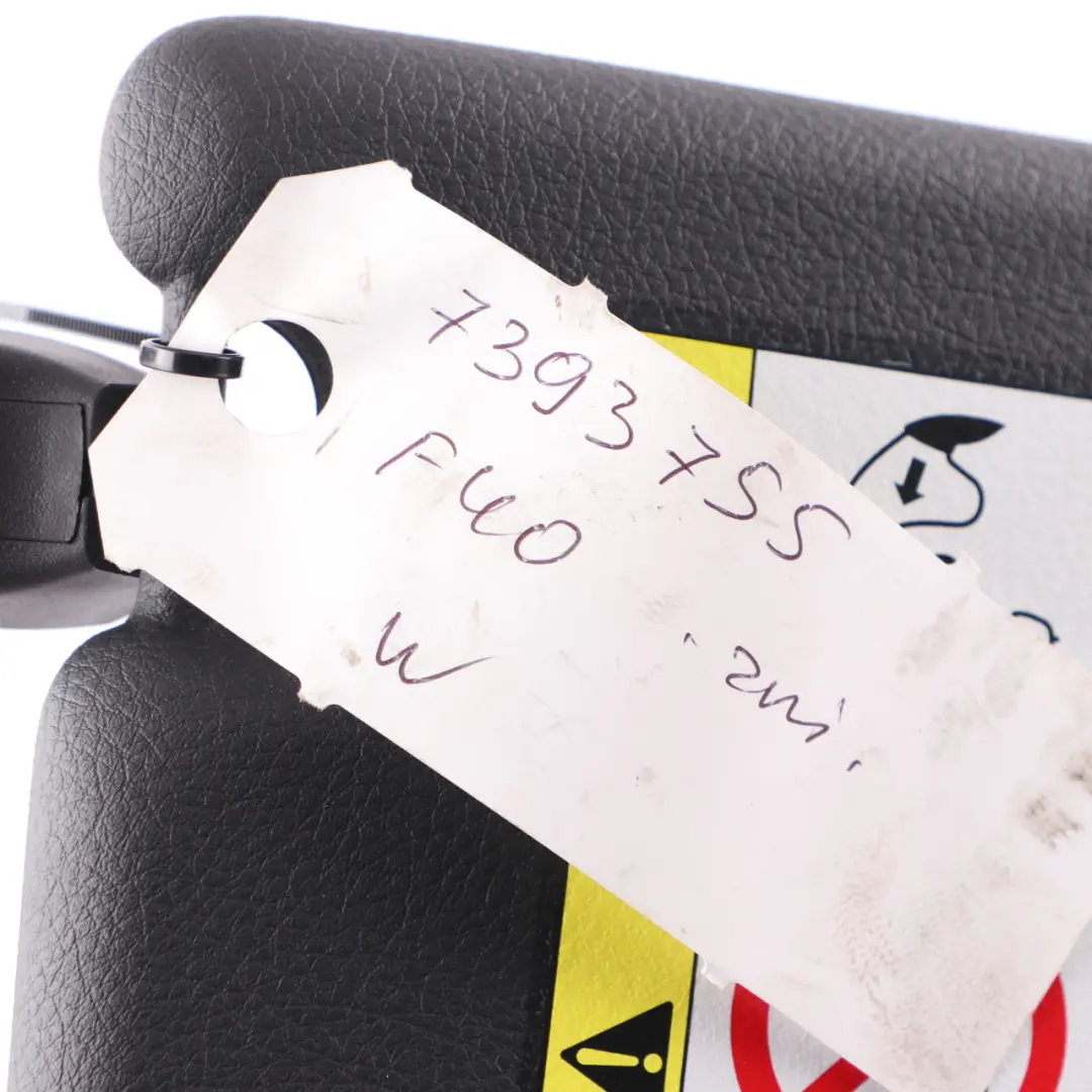 Sun Visor With Label Left N/S Passenger Side Mirror Black to BMW F40 with Part number 7393755 BMW F40 Sun Visor With Label Left N/S Passenger Side Mirror Black - SKU 7393755 - Part number 7393755