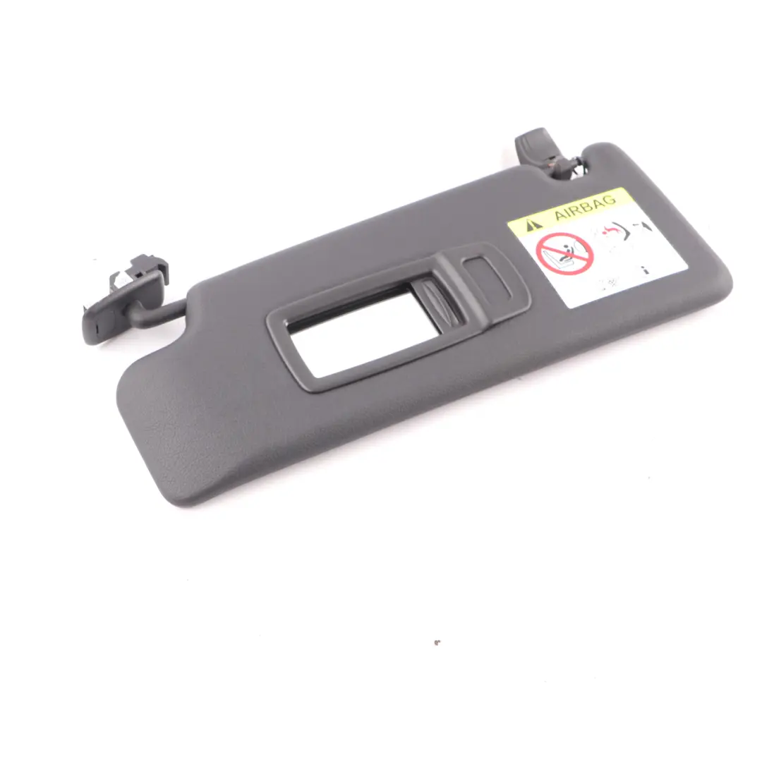 Sun Visor With Label Left N/S Passenger Side Mirror Black to BMW F40 with Part number 7393755 BMW F40 Sun Visor With Label Left N/S Passenger Side Mirror Black - SKU 7393755 - Part number 7393755