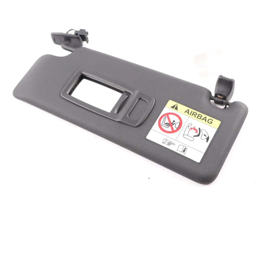BMW F40 Sun Visor With Label Left N/S Passenger Side Mirror Black - SKU 7393755 - Part number 7393755