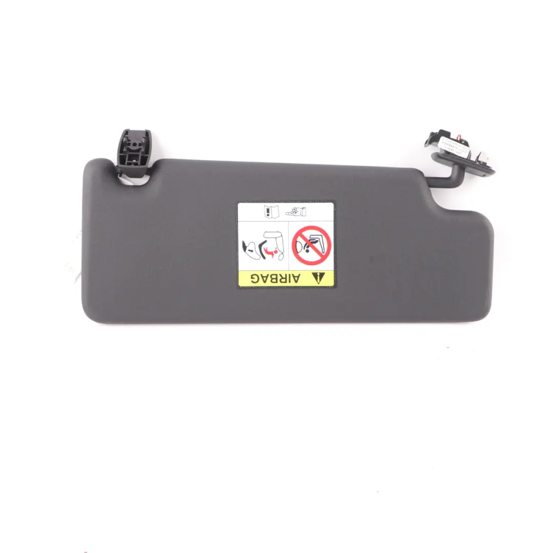 Sun Visor With Label Left N/S Passenger Side Mirror Black to BMW F40 with Part number 7393755 BMW F40 Sun Visor With Label Left N/S Passenger Side Mirror Black - SKU 7393755 - Part number 7393755