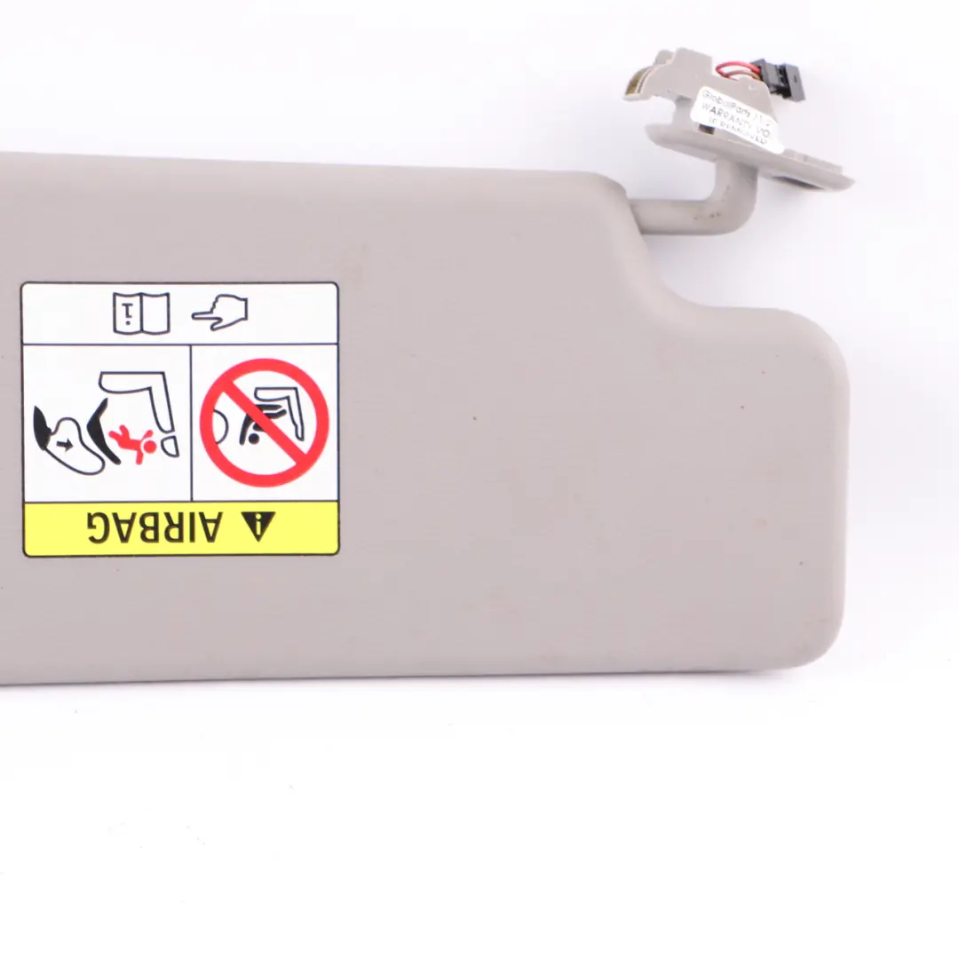 BMW F40 F45 pare soleil étiquette rétroviseur gauche Everestgrau - SKU 7393757-1 - Numéro de pièce 7393757