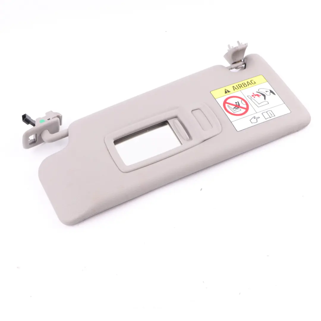 Sun Visor Label Mirror Panel Left Everestgrau to BMW F40 F45 with Part number 7393757 BMW F40 F45 Sun Visor Label Mirror Panel Left Everestgrau - SKU 7393757-1 - Part number 7393757