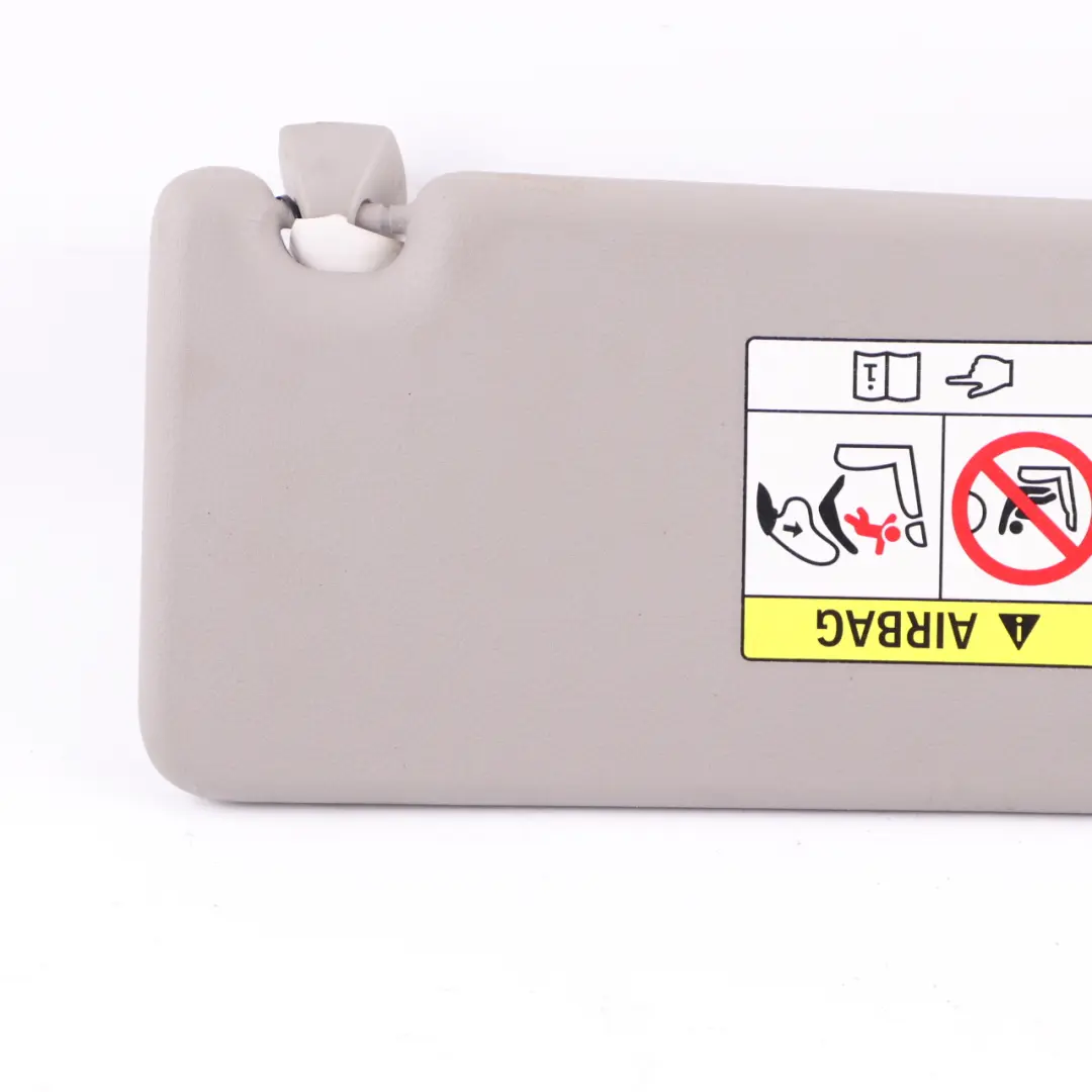 BMW F40 F45 Sun Visor Label Mirror Panel Left Everestgrau - SKU 7393757-1 - Part number 7393757