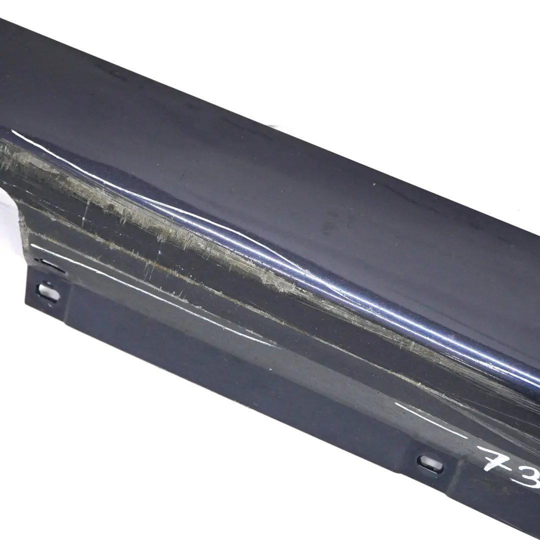 BMW F45 Side Skirt Door Sill Cover Panel Left N/S Imperialblau Blue - A89 - SKU 7393793-IBB - Part number 7393793