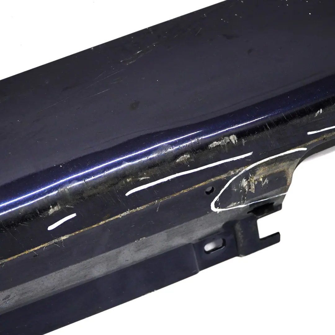 BMW F45 Side Skirt Door Sill Cover Panel Left N/S Imperialblau Blue - A89 - SKU 7393793-IBB - Part number 7393793