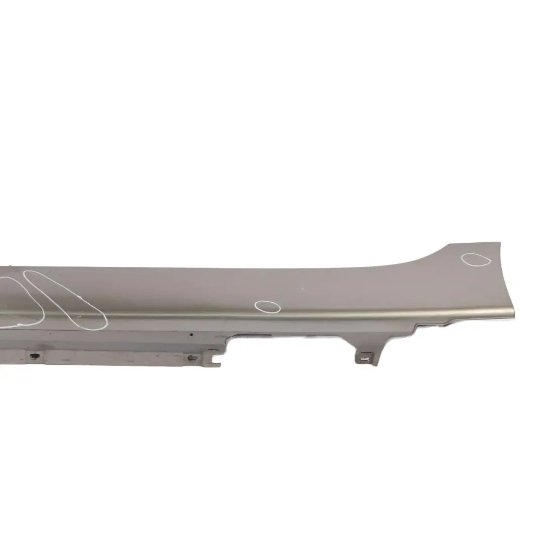BMW F45 Side Skirt Door Sill Cover Panel Left N/S Platinum Silver Metallic - C08 - SKU 7393793-PSM - Part number 7393793