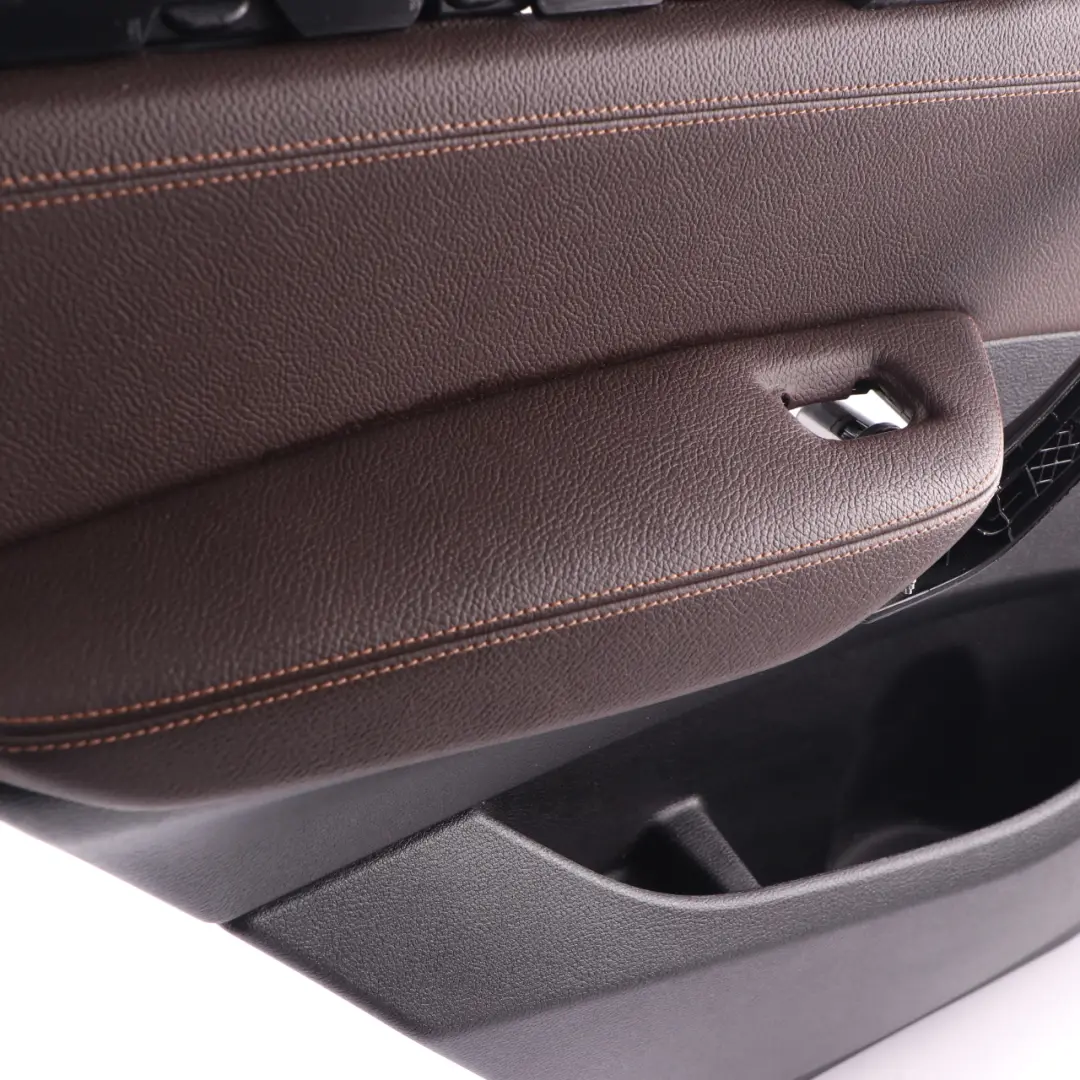 Door Card Rear Left N/S Trim Lining Cover Panel Leather Nevada Mokka to BMW X3 F25 with Part number 7394401 BMW X3 F25 Door Card Rear Left N/S Trim Lining Cover Panel Leather Nevada Mokka - SKU 7394401 - Part number 7394401
