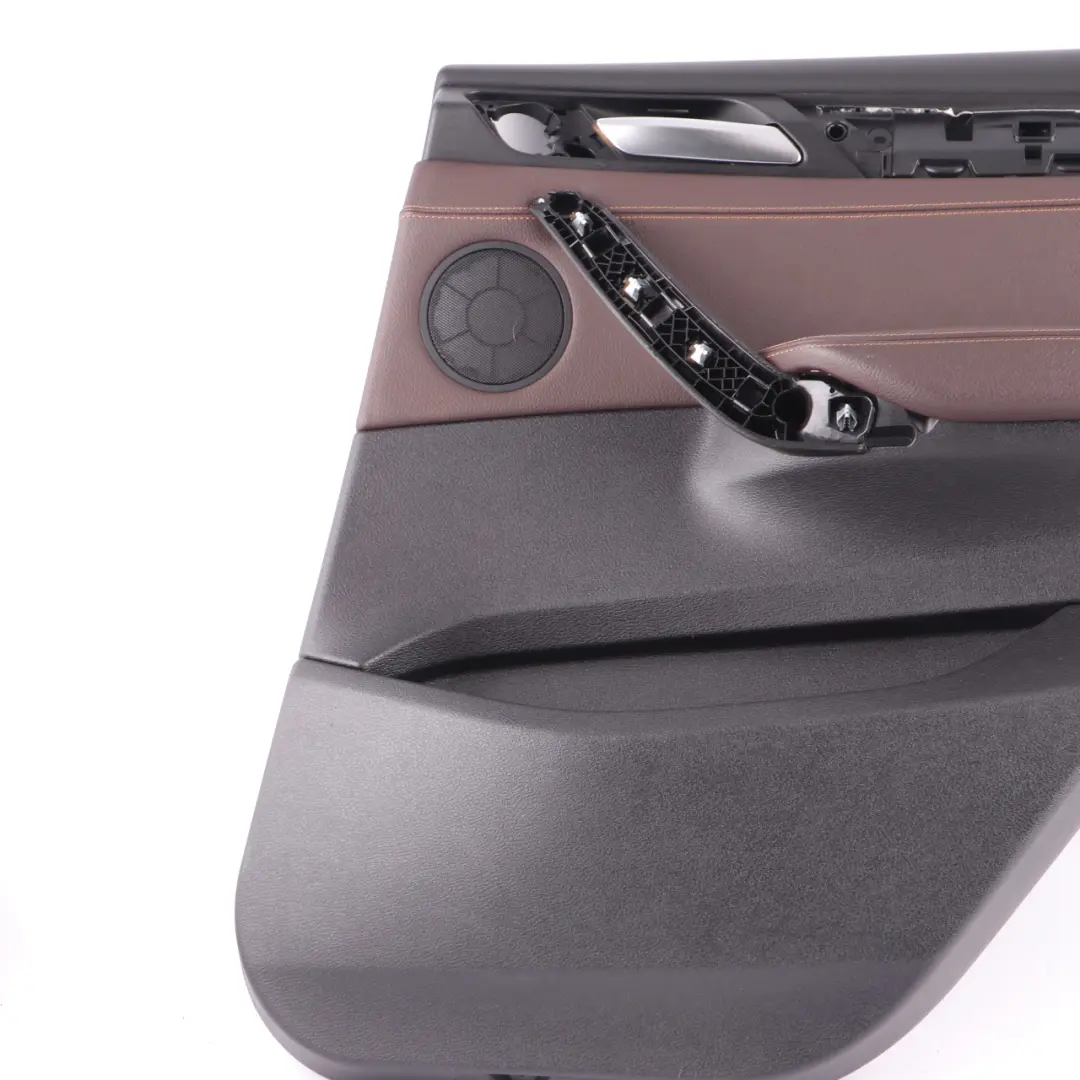 Door Card Rear Right O/S Trim Lining Cover Panel Leather Nevada Mokka to BMW X3 F25 with Part number 7394402 BMW X3 F25 Door Card Rear Right O/S Trim Lining Cover Panel Leather Nevada Mokka - SKU 7394402 - Part number 7394402