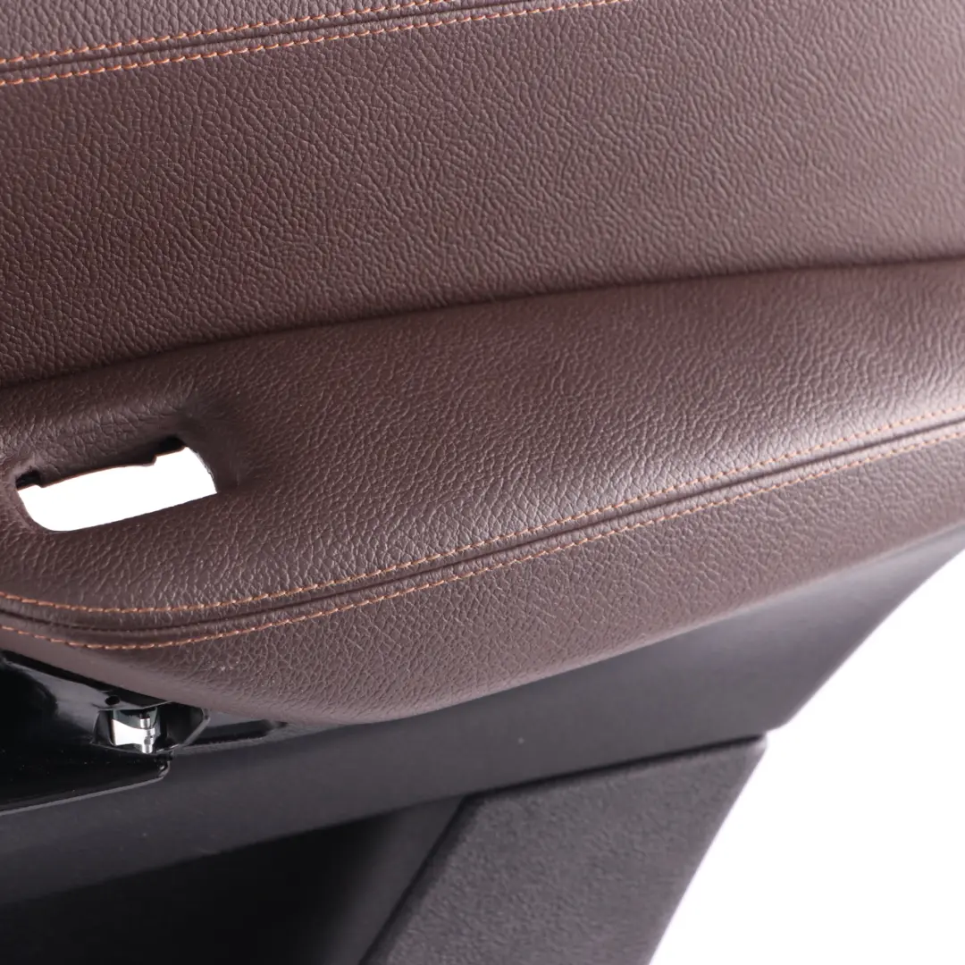 Door Card Rear Right O/S Trim Lining Cover Panel Leather Nevada Mokka to BMW X3 F25 with Part number 7394402 BMW X3 F25 Door Card Rear Right O/S Trim Lining Cover Panel Leather Nevada Mokka - SKU 7394402 - Part number 7394402