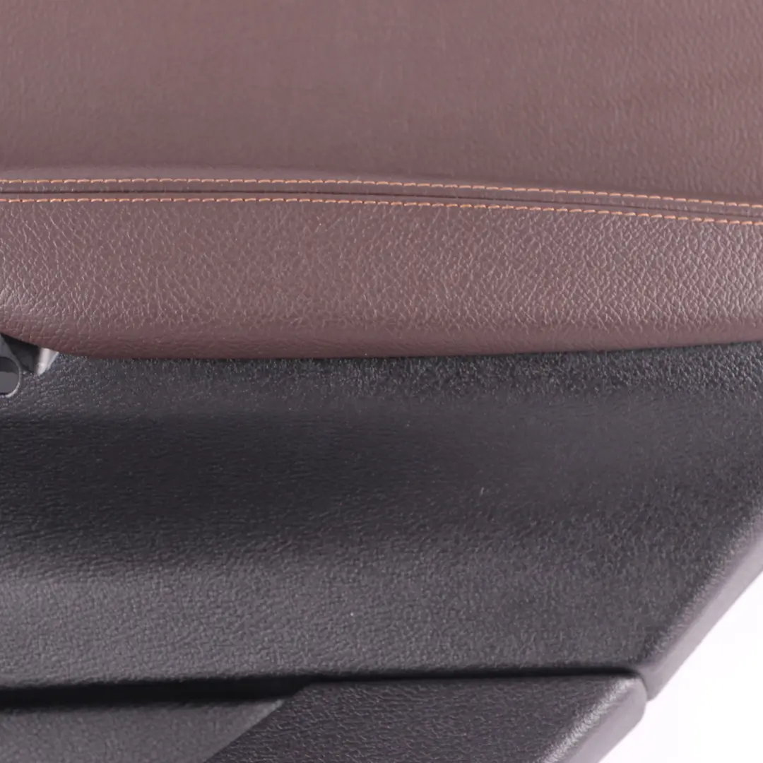 Door Card Rear Right O/S Trim Lining Cover Panel Leather Nevada Mokka to BMW X3 F25 with Part number 7394402 BMW X3 F25 Door Card Rear Right O/S Trim Lining Cover Panel Leather Nevada Mokka - SKU 7394402 - Part number 7394402