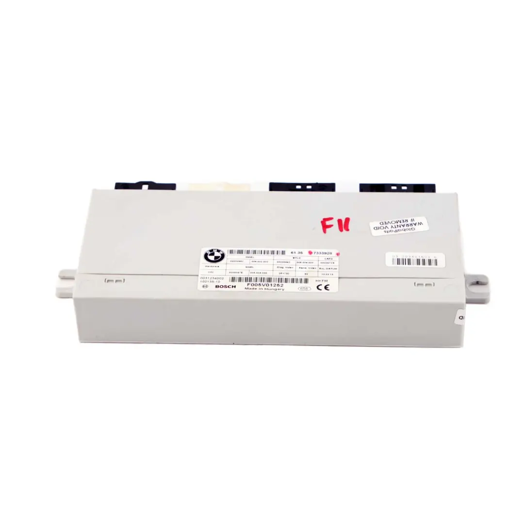 Módulo de Control del Portón Trasero del Maletero ECU 7333928 para BMW F11 Touring con número de pieza 7412610 BMW F11 Touring Módulo de Control del Portón Trasero del Maletero ECU 7333928 - SKU 7394651 - Número de pieza 7412610