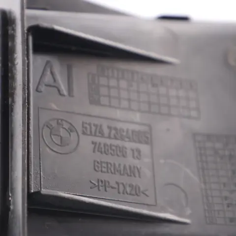 Duct BMW G30 G32 Front Wheel Arch Left N/S Brake Air Cooling Channel to Air with Part number 7394665 Air Duct BMW G30 G32 Front Wheel Arch Left N/S Brake Air Cooling Channel - SKU 7394665 - Part number 7394665