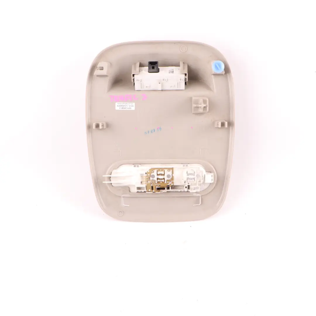 Interior Roof Light Lamp Headliner Panel Beige to Renault Trafic 3 with Part number 739483145R Renault Trafic 3 Interior Roof Light Lamp Headliner Panel Beige - SKU 739483145R - Part number 739483145R