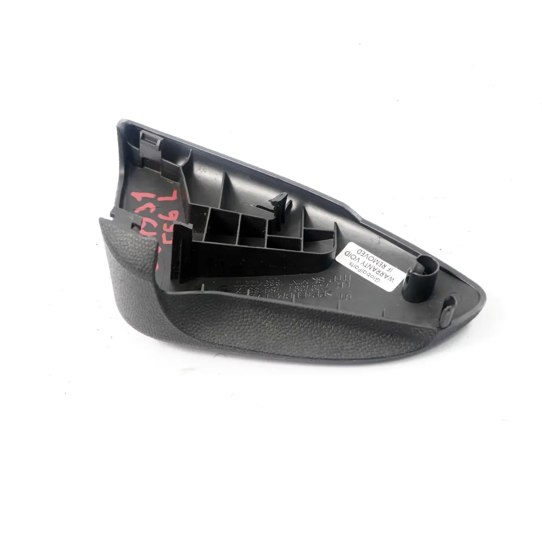 Asiento Cubierta Exterior Izquierda Recubrimiento Panel para Mini F56 con número de pieza 7394931 Mini F56 Asiento Cubierta Exterior Izquierda Recubrimiento Panel - SKU 7394931 - Número de pieza 7394931