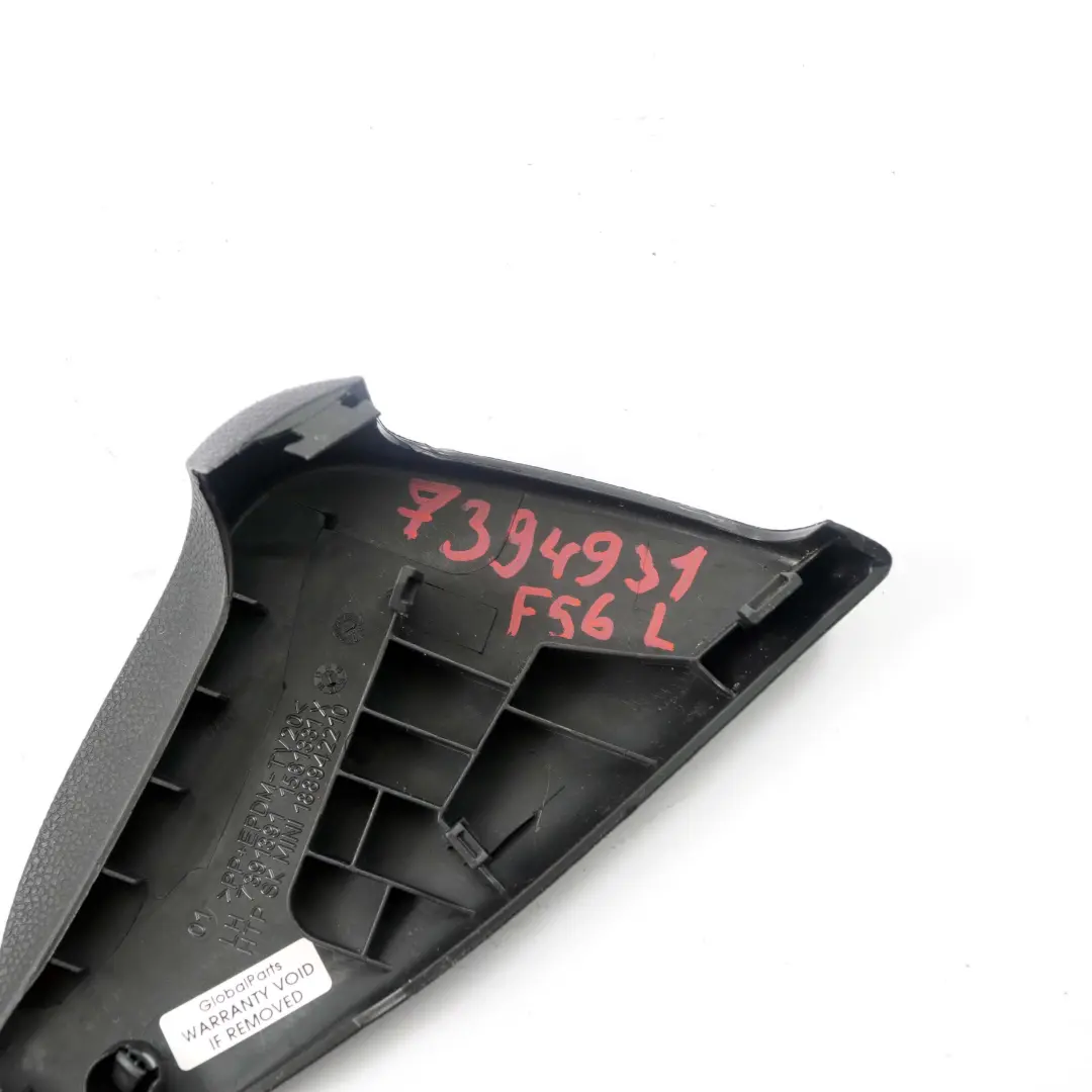 Front Seat Cover Outer Left N/S Covering Trim Panel 7391931 to Mini F56 with Part number 7394931 Mini F56 Front Seat Cover Outer Left N/S Covering Trim Panel 7391931 - SKU 7394931 - Part number 7394931