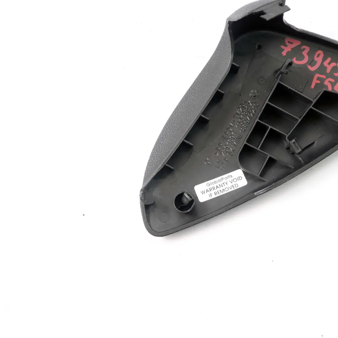 Couvre siege avant exterieur gauche panneau 7391931 pour Mini Cooper F56 à propos du numéro de pièce 7394931 Mini Cooper F56 Couvre siege avant exterieur gauche panneau 7391931 - SKU 7394931 - Numéro de pièce 7394931