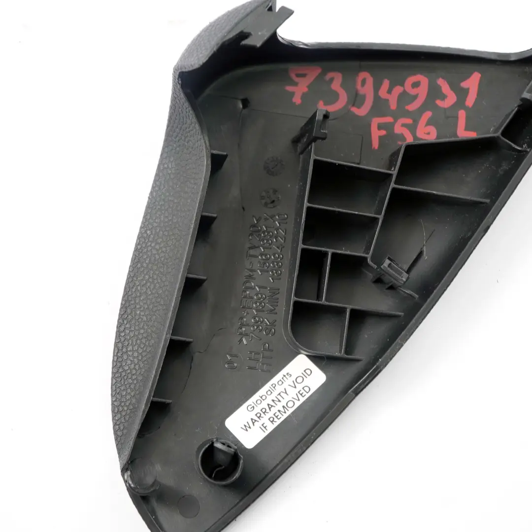 Coprisedile Anteriore Esterno Sinistro Pannello 7391931 per Mini F56 con numero di parte 7394931 Mini F56 Coprisedile Anteriore Esterno Sinistro Pannello 7391931 - SKU 7394931 - Numero di parte 7394931