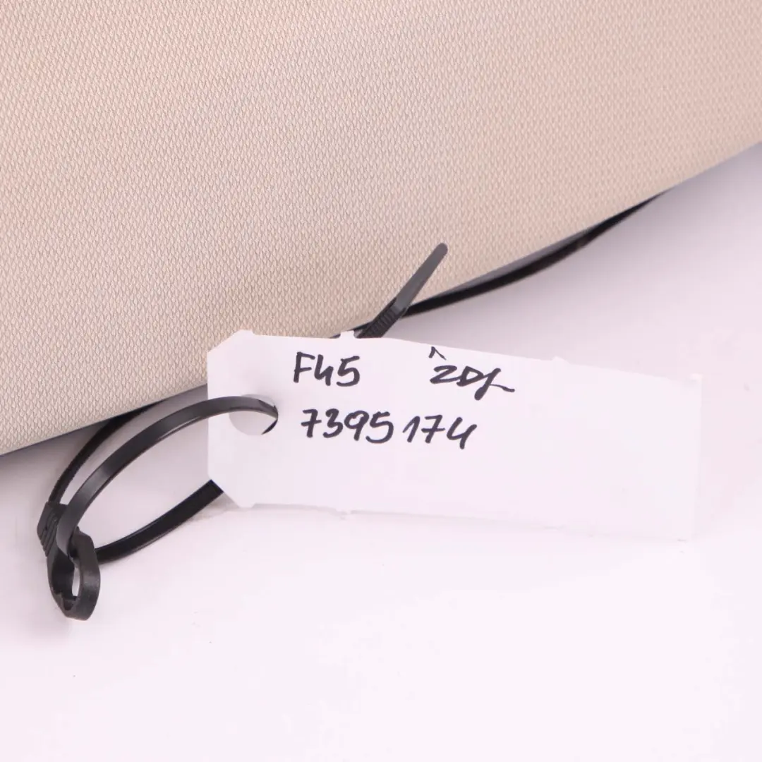 Window Shelf BMW F45 Parcel Loading Panel Cover Canberra Beige to Rear with Part number 7395174 Rear Window Shelf BMW F45 Parcel Loading Panel Cover Canberra Beige - SKU 7395174 - Part number 7395174