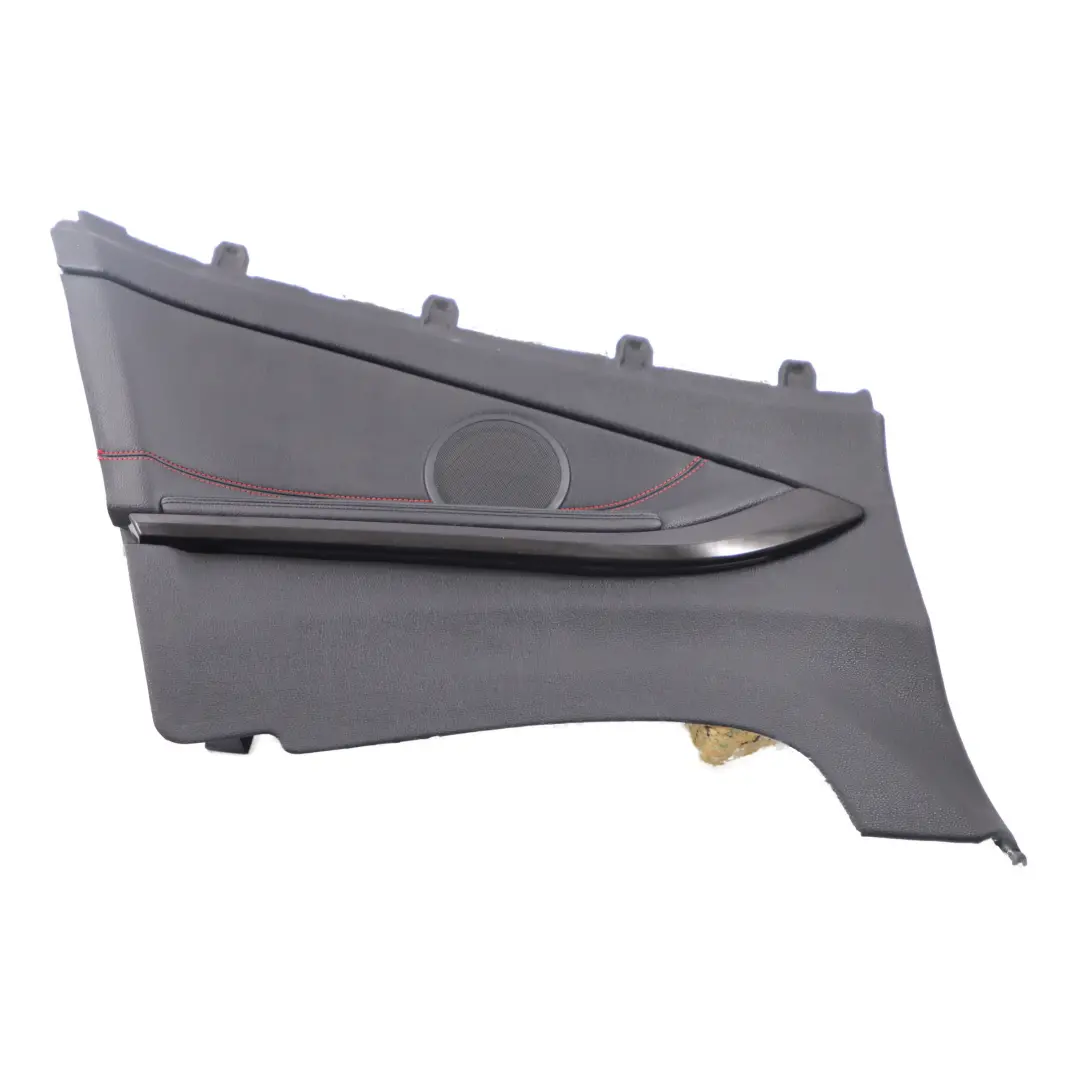 Left N/S Lateral Lining Panel Leather Black Leather to BMW F33 Convertible Rear with Part number 7395457 BMW F33 Convertible Rear Left N/S Lateral Lining Panel Leather Black Leather - SKU 7395457 - Part number 7395457