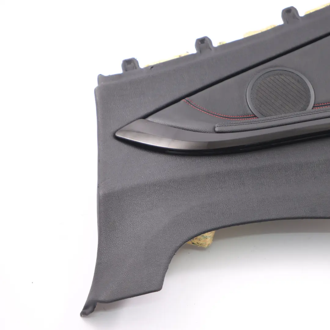 Right O/S Lateral Lining Panel Leather Black Leather to BMW F33 Convertible Rear with Part number 7395458 BMW F33 Convertible Rear Right O/S Lateral Lining Panel Leather Black Leather - SKU 7395458 - Part number 7395458