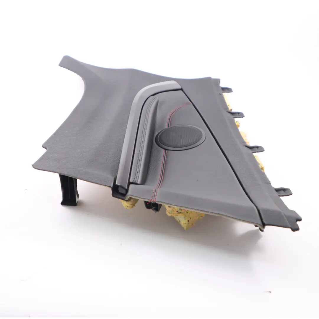 Right O/S Lateral Lining Panel Leather Black Leather to BMW F33 Convertible Rear with Part number 7395458 BMW F33 Convertible Rear Right O/S Lateral Lining Panel Leather Black Leather - SKU 7395458 - Part number 7395458