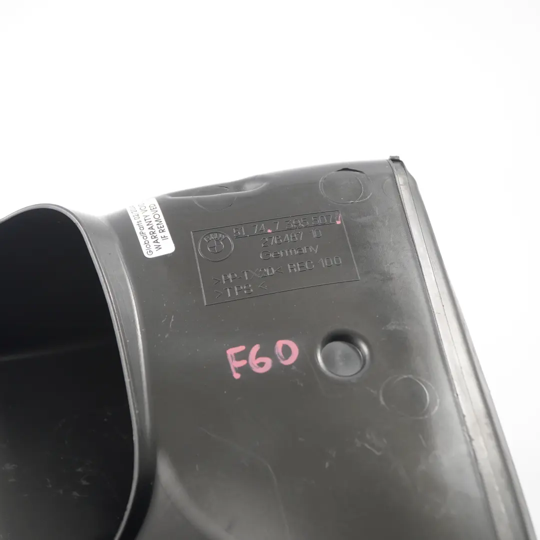 Mini Countryman F60 JCW Radiateur d'admission d'air couvercle gauche - SKU 7395507 - Numéro de pièce 7395507