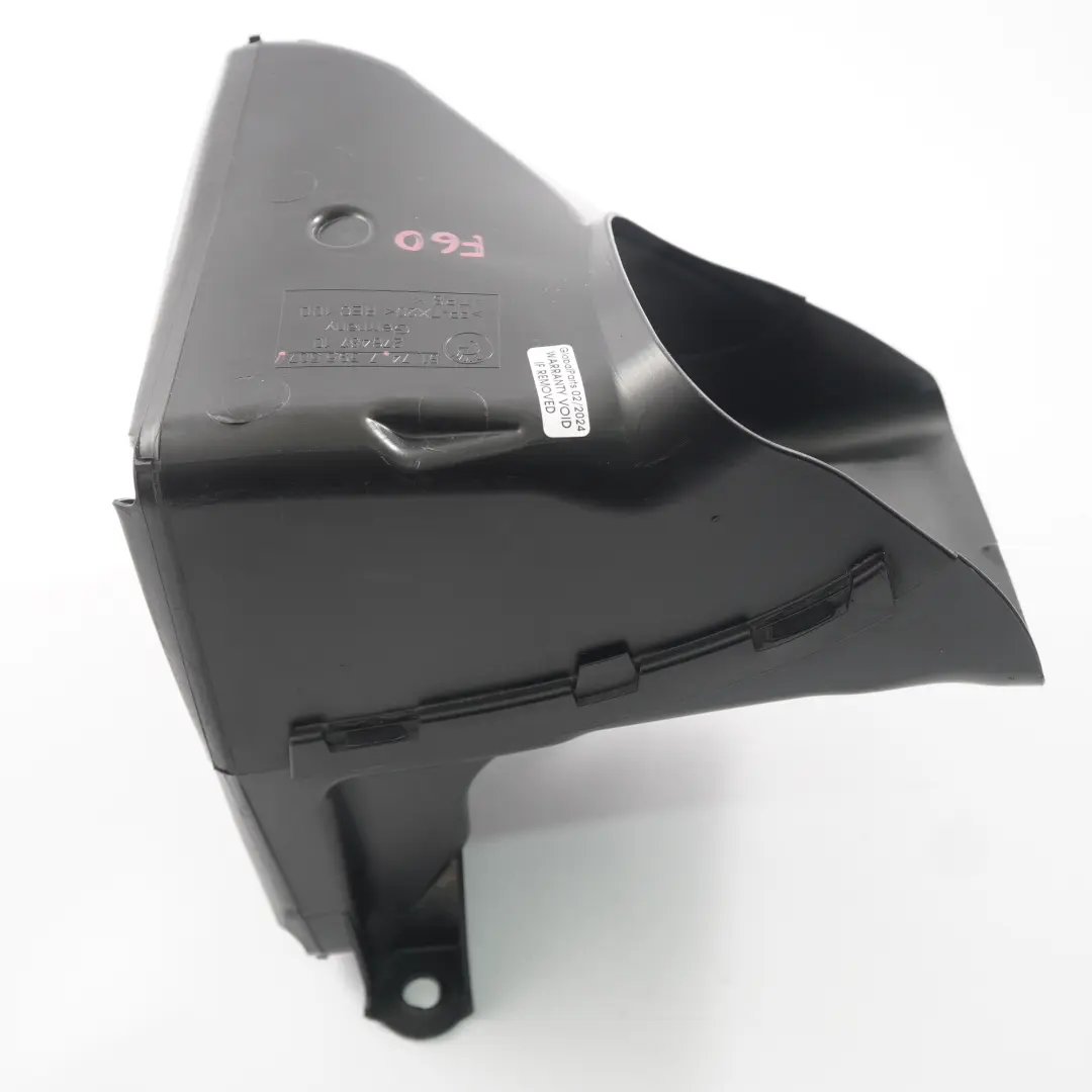 Radiatore Presa d'Aria Condotto Sinistro Guida per Mini Countryman F60 JCW con numero di parte 7395507 Mini Countryman F60 JCW Radiatore Presa d'Aria Condotto Sinistro Guida - SKU 7395507 - Numero di parte 7395507