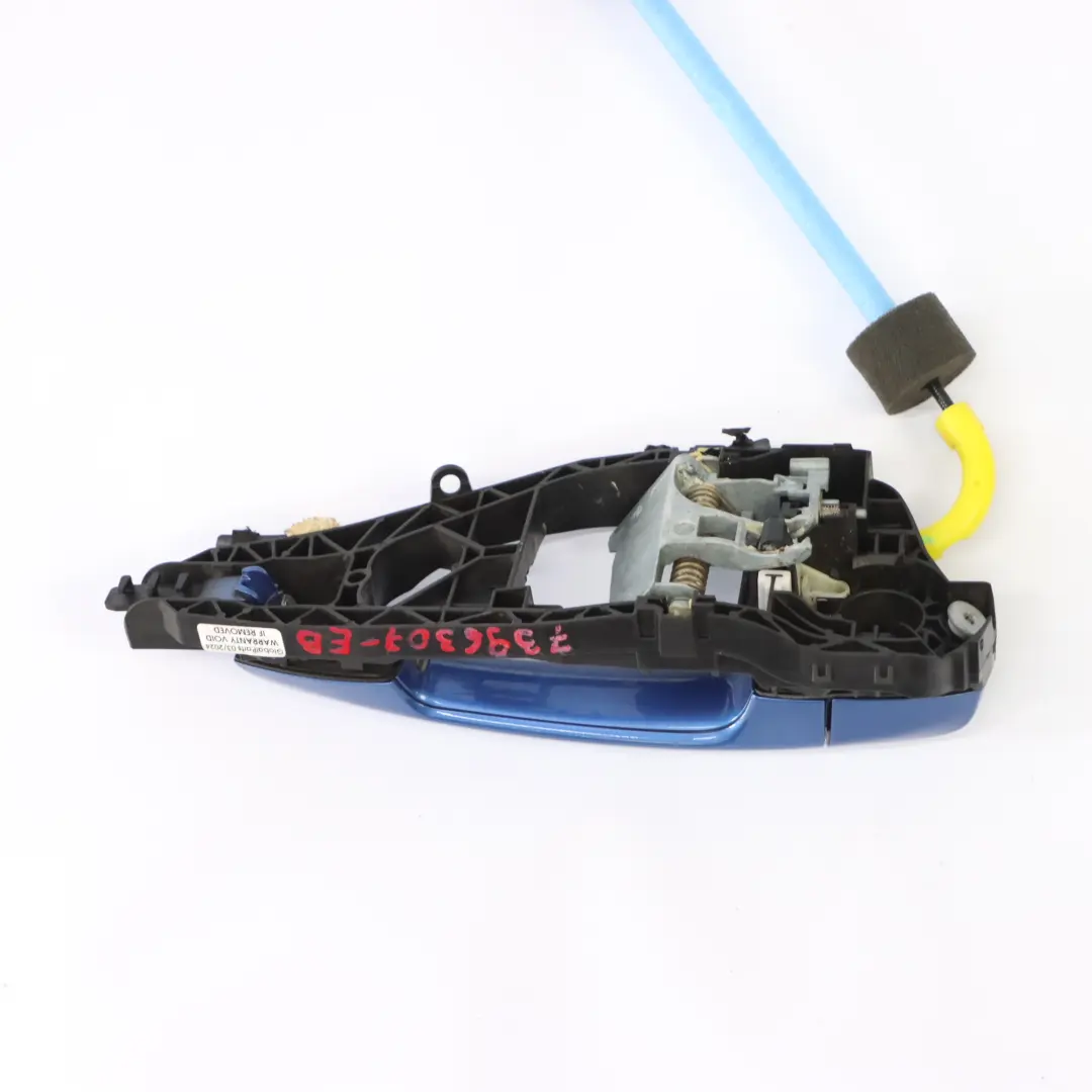 Left N/S Outside Door Handle Estoril Blau - B45 to BMW F46 Rear with Part number 7396307 BMW F46 Rear Left N/S Outside Door Handle Estoril Blau - B45 - SKU 7396307-EB - Part number 7396307