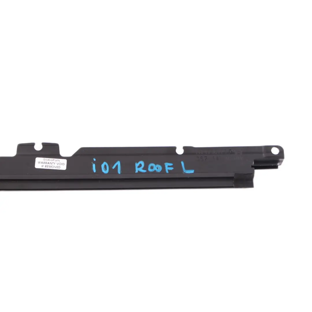 Sunroof Rail BMW i3 I01 Hybrid Electric Panoramic Roof Roller Guide Left N/S to with Part number 7396393 Sunroof Rail BMW i3 I01 Hybrid Electric Panoramic Roof Roller Guide Left N/S - SKU 7396393 - Part number 7396393