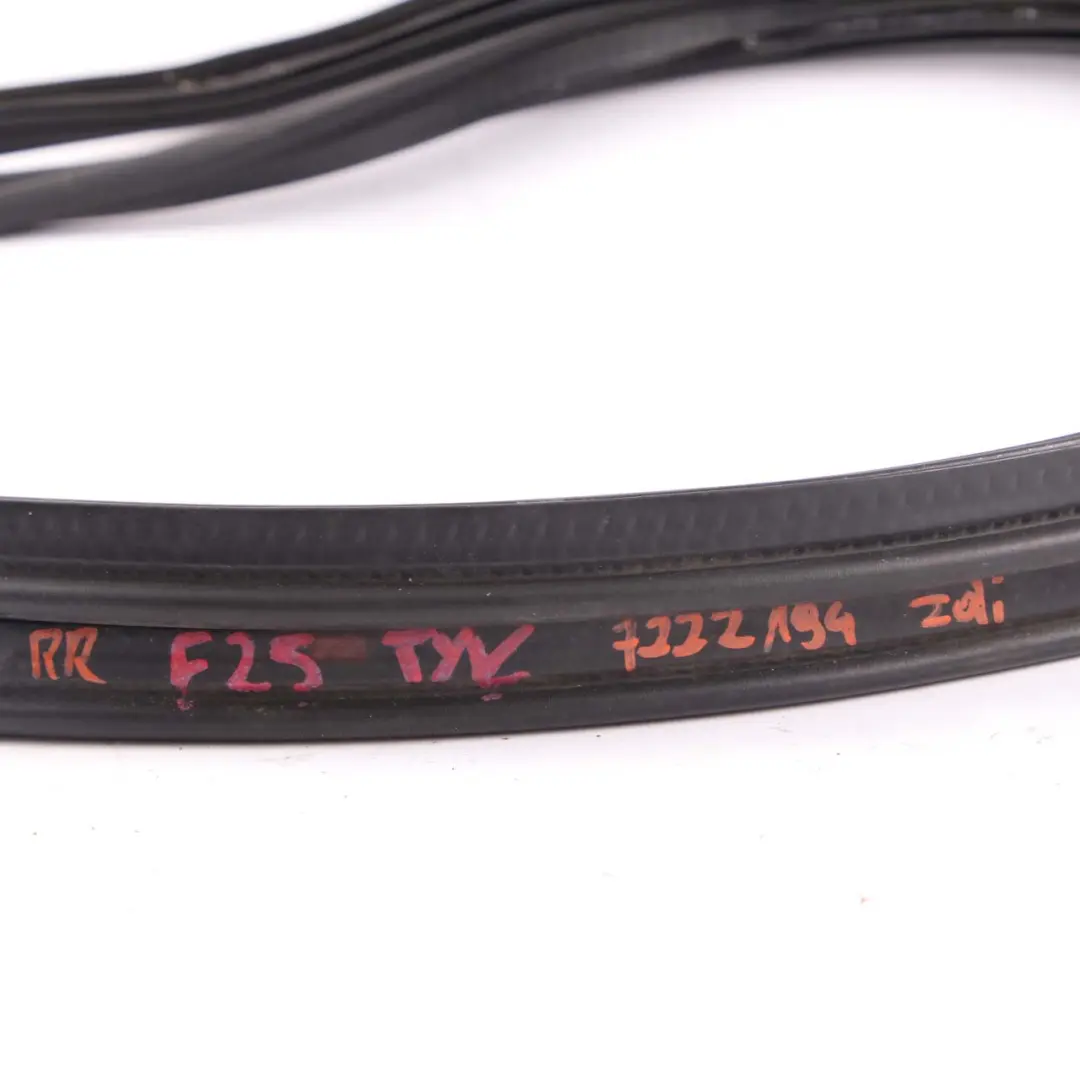 BMW X3 F25 Guarnizione Porta Posteriore Sinistra Destra Bordo Nero - SKU 7396556 - Numero di parte 7396556