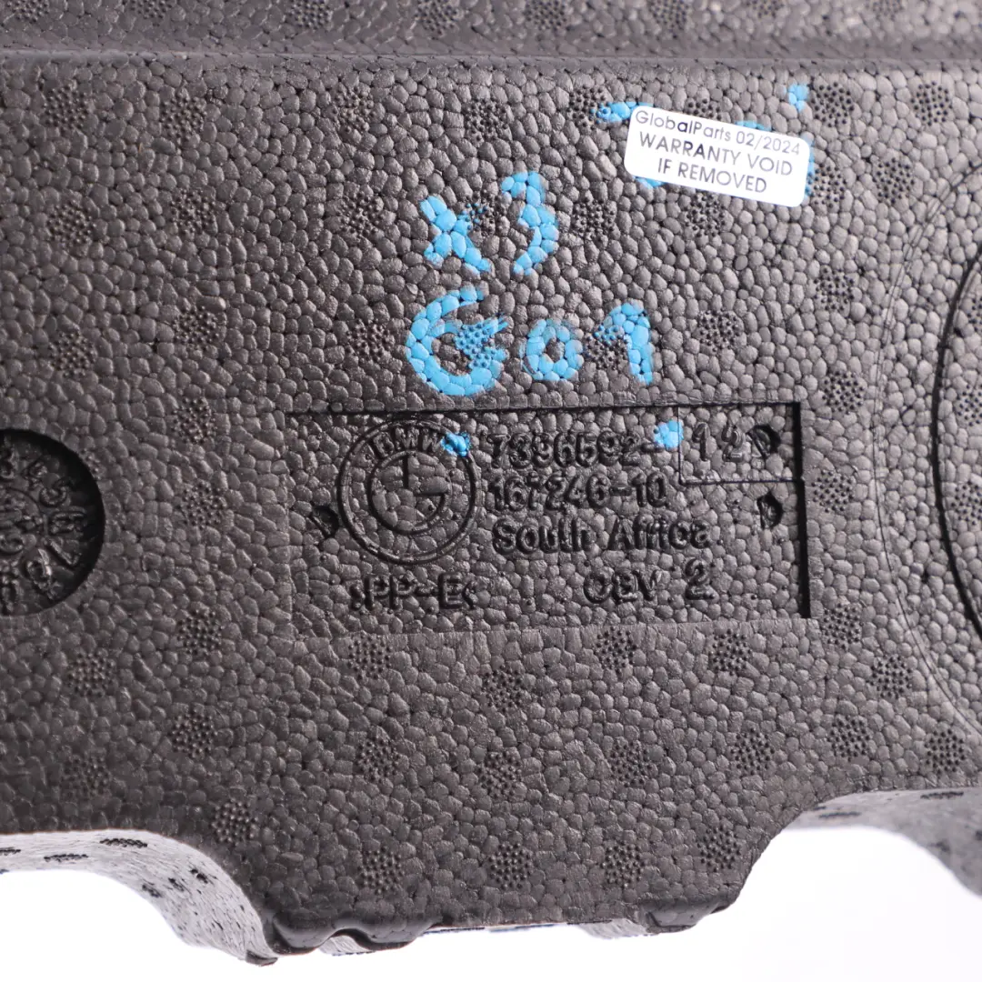 Trunk Boot Luggage Compartment Foam Insert Support to BMW X3 G01 with Part number 7396592 BMW X3 G01 Trunk Boot Luggage Compartment Foam Insert Support - SKU 7396592 - Part number 7396592