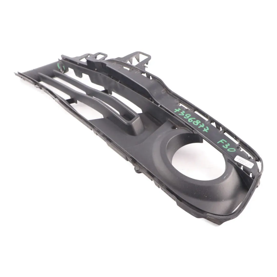 Fog Light Cover BMW F30 F31 LCI Front Bumper Left N/S Grid Grille Trim to with Part number 7396877 Fog Light Cover BMW F30 F31 LCI Front Bumper Left N/S Grid Grille Trim - SKU 7396877 - Part number 7396877