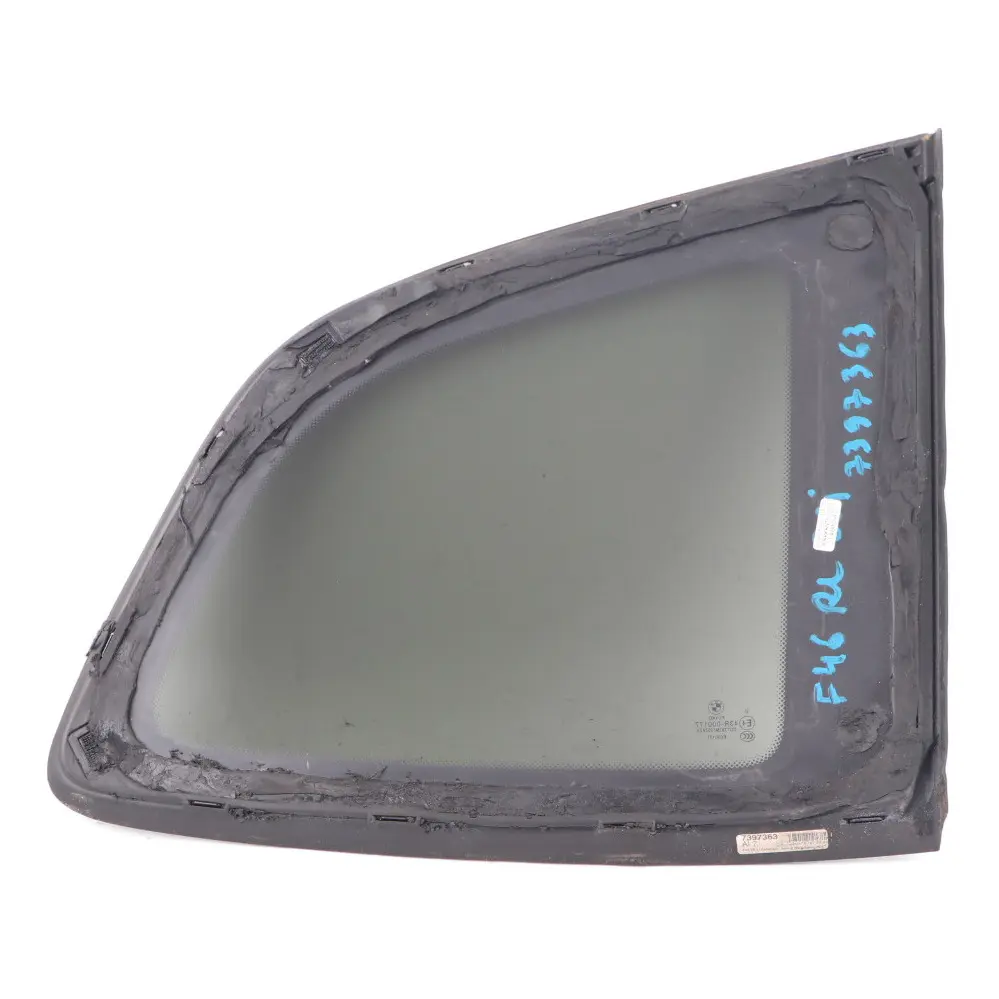 Side Window Quarter Rear Left N/S Glass Glazing AS3 High Gloss to BMW F46 with Part number 7397363 BMW F46 Side Window Quarter Rear Left N/S Glass Glazing AS3 High Gloss - SKU 7397363 - Part number 7397363