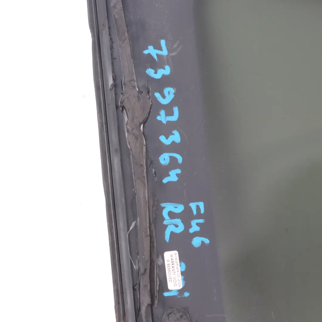  Side Window BMW F46 Rear Right O/S Quarter Glass Glazing AS3 High Gloss - SKU 7397364 - Part number 7397364