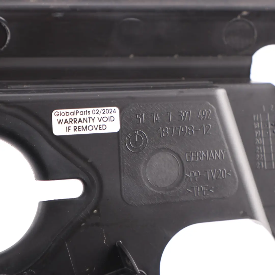 Hood Seal BMW X3 G01 Bonnet Engine Bracket Gasket Front Right O/S to with Part number 7397492 Hood Seal BMW X3 G01 Bonnet Engine Bracket Gasket Front Right O/S - SKU 7397492 - Part number 7397492