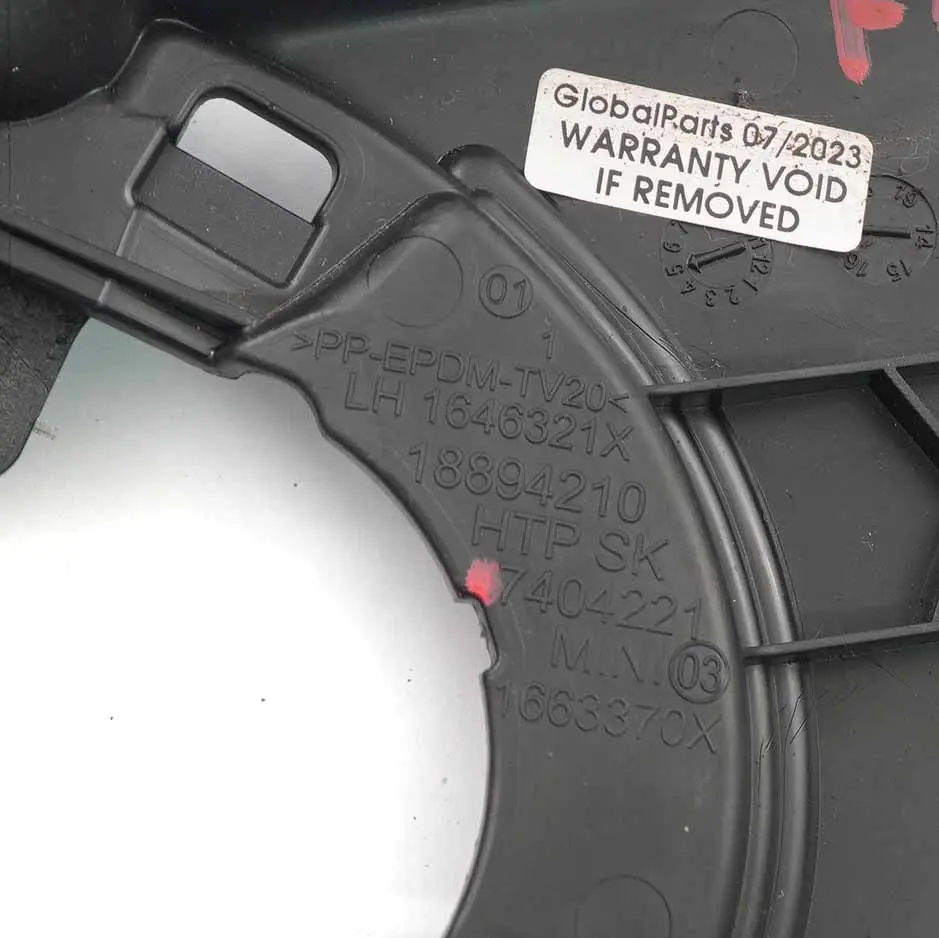  Front Seat Cover Mini F54 F55 F56 Panel Trim Outer Left N/S Black 7404221 - SKU 7398337 - Part number 7398337
