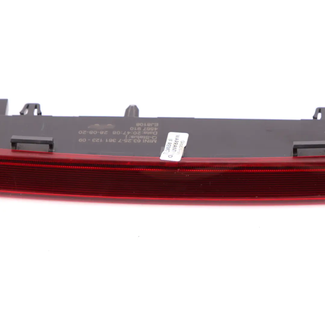 Troisième Feu Stop Arrière Feu de Freinage Rouge pour Mini F60 Countryman à propos du numéro de pièce 7398538 Mini F60 Countryman Troisième Feu Stop Arrière Feu de Freinage Rouge - SKU 7398538 - Numéro de pièce 7398538