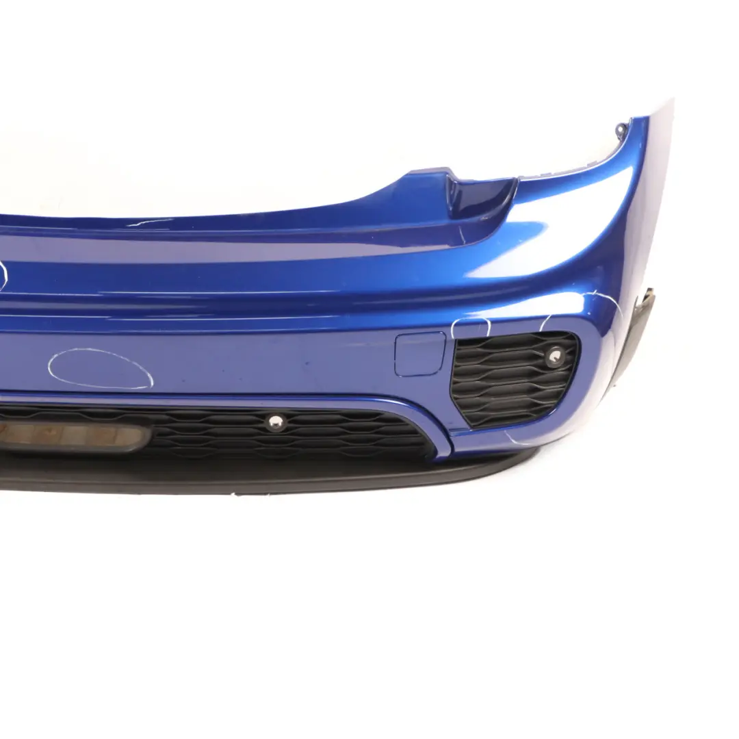Bumper Mini F55 JCW Complete Trim Panel Cover Starlight Blue Metallic - B62 to Rear with Part number 7398777 Rear Bumper Mini F55 JCW Complete Trim Panel Cover Starlight Blue Metallic - B62 - SKU 7398777-STB - Part number 7398777