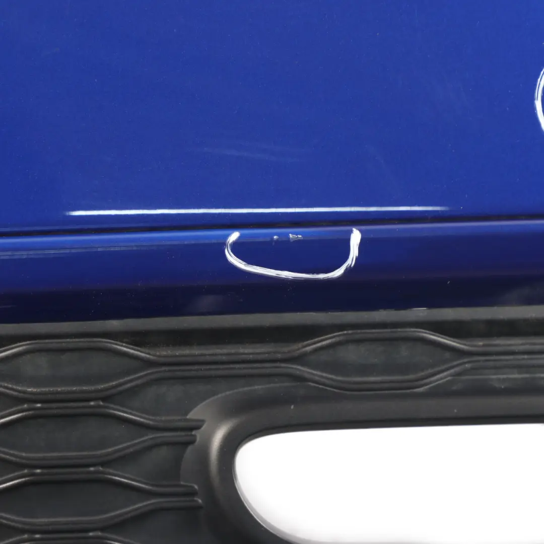 Bumper Mini F55 JCW Complete Trim Panel Cover Starlight Blue Metallic - B62 to Rear with Part number 7398777 Rear Bumper Mini F55 JCW Complete Trim Panel Cover Starlight Blue Metallic - B62 - SKU 7398777-STB - Part number 7398777