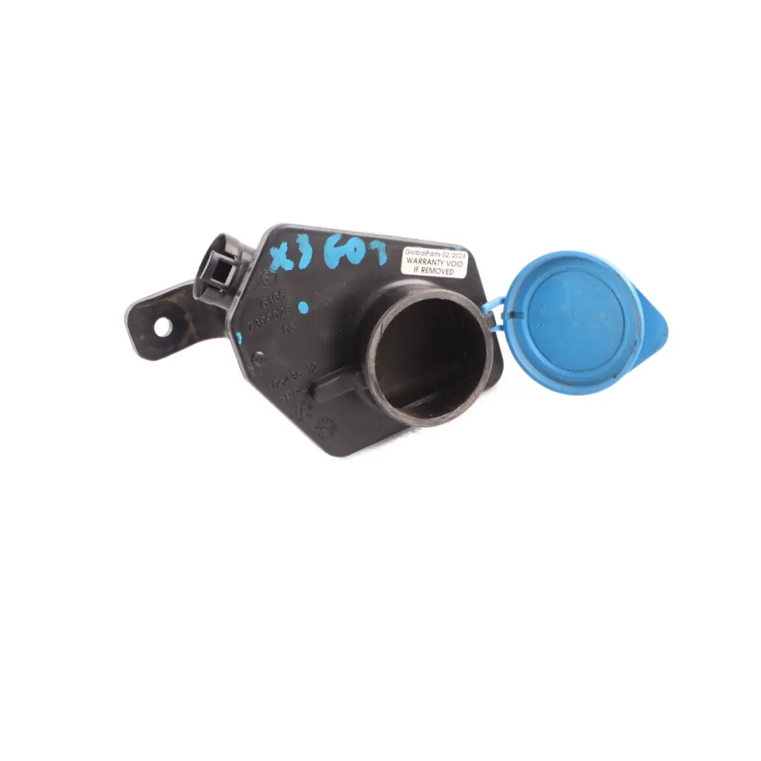 Limpiaparabrisas Cuello de llenado Botella Tubo Cap para BMW X3 G01 con número de pieza 7399028 BMW X3 G01 Limpiaparabrisas Cuello de llenado Botella Tubo Cap - SKU 7399028 - Número de pieza 7399028