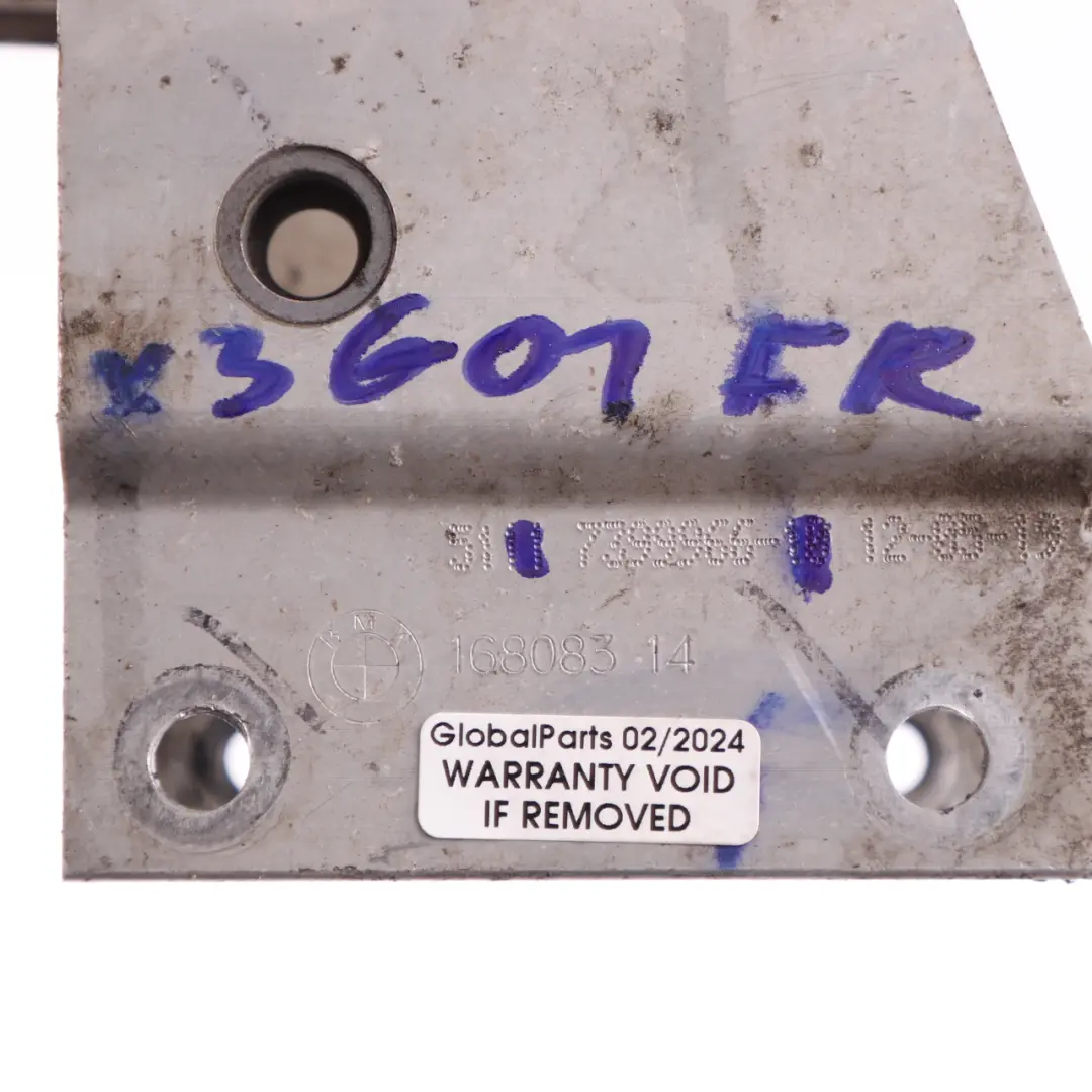 Front Bumper Bracket Reinforcement Right O/S Mount Adapter to BMW X3 G01 with Part number 7399966 BMW X3 G01 Front Bumper Bracket Reinforcement Right O/S Mount Adapter - SKU 7399966 - Part number 7399966