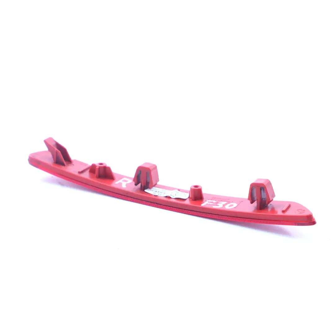Reflector Lamp BMW F30 F31 LCI Rear Bumper Trim Reflection Right O/S Red  - SKU 7400208 - Part number 7400208