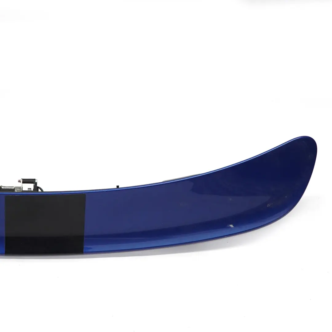 Coupé R58 Spoiler posteriore elettrico attivo Lightning Blue Metallic - A63 per Mini con numero di parte 7400288 Mini Coupé R58 Spoiler posteriore elettrico attivo Lightning Blue Metallic - A63 - SKU 7400288-LB - Numero di parte 7400288