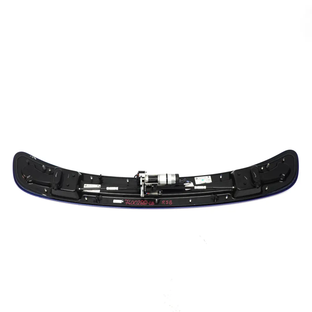 arrière actif électrique Lightning Blue Metallic - A63 pour Mini Coupe R58 Aileron à propos du numéro de pièce 7400288 Mini Coupe R58 Aileron arrière actif électrique Lightning Blue Metallic - A63 - SKU 7400288-LB - Numéro de pièce 7400288