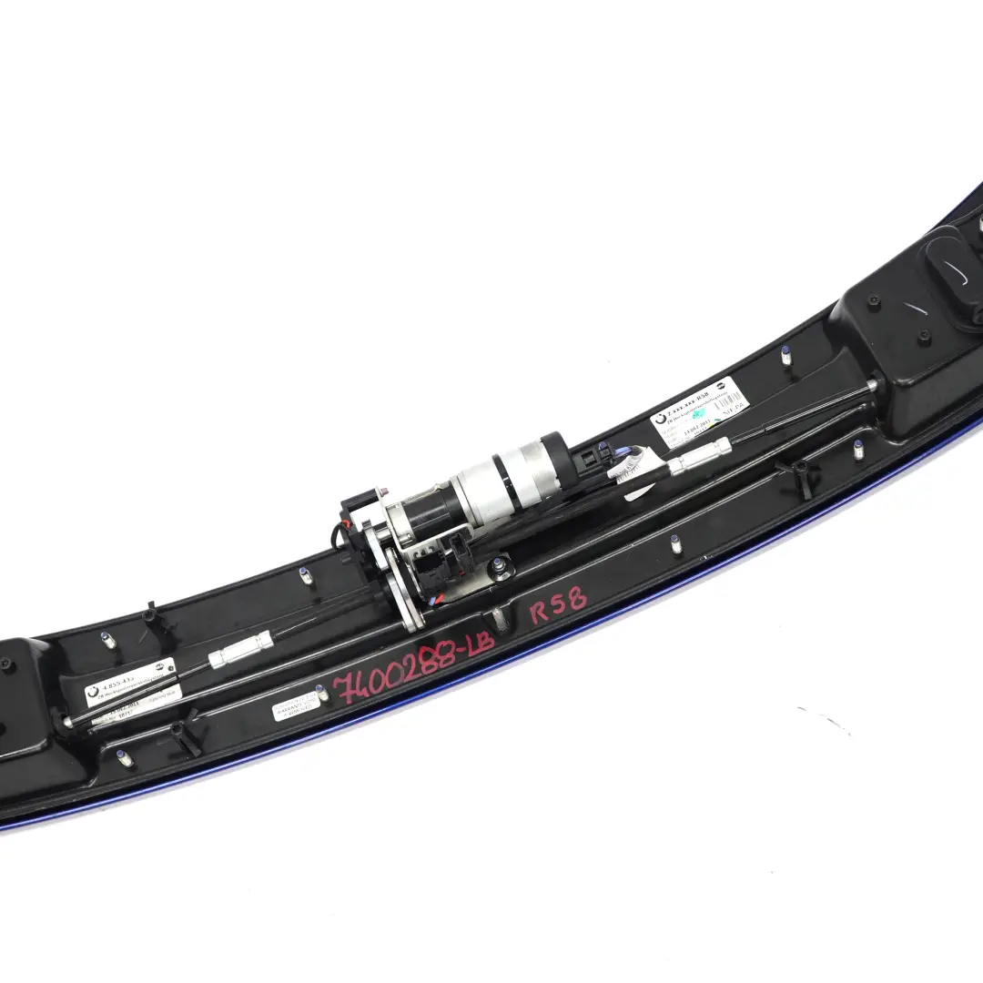 Mini Coupe R58 Elektrischer Aktiver Heckspoiler Lightning Blue Metallic - A63 - SKU 7400288-LB - Teilenummer 7400288